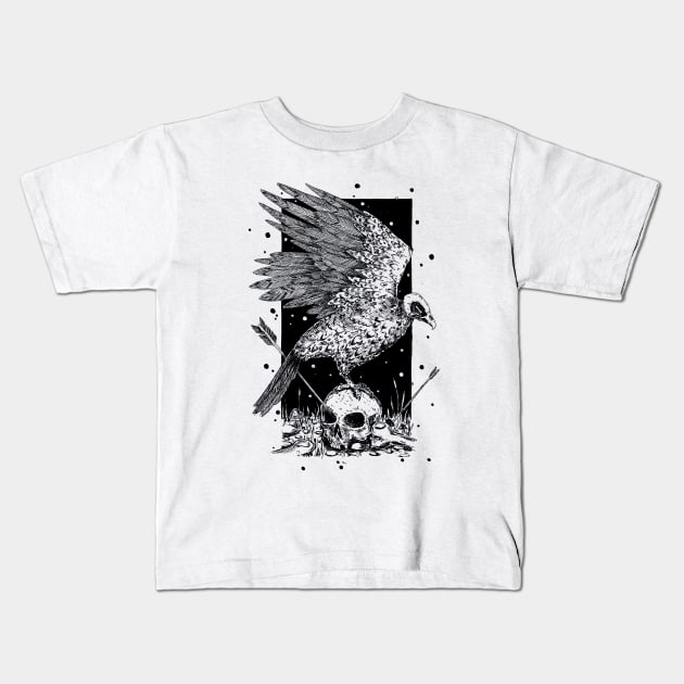 bird Kids T-Shirt by rudoi